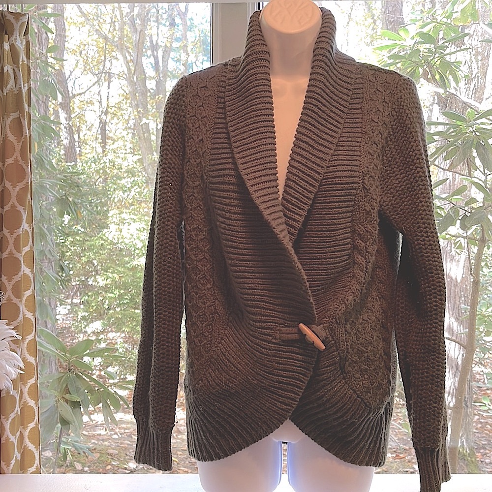 Charcoal cardigan